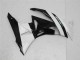 09-12 Black White Kawasaki ZX6R Motorcycle Fairings