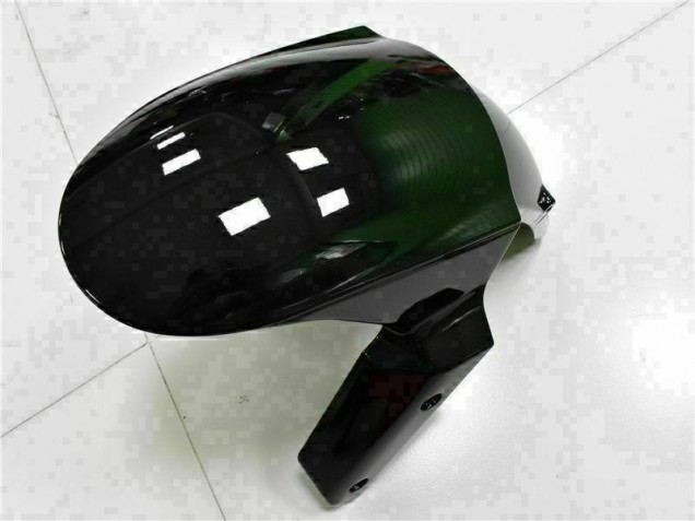 09-12 Black White Ninja Kawasaki ZX6R Motorcycle Fairings