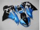 09-12 Blue Black Kawasaki ZX6R Motorcycle Fairing