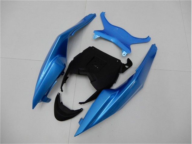 09-12 Blue Black Kawasaki ZX6R Motorcycle Fairing