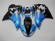 09-12 Blue Black Kawasaki ZX6R Motorcycle Fairing