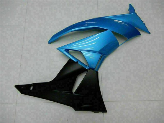 09-12 Blue Black Kawasaki ZX6R Motorcycle Fairings