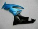 09-12 Blue Black Kawasaki ZX6R Motorcycle Fairings