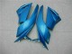 09-12 Blue Black Kawasaki ZX6R Motorcycle Fairings