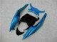 09-12 Blue Black Kawasaki ZX6R Motorcycle Fairings