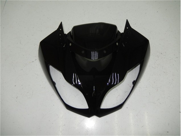 09-12 Glossy Black Kawasaki ZX6R Motorcycle Fairings