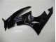 09-12 Glossy Black Kawasaki ZX6R Motorcycle Fairings