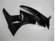 09-12 Glossy Black Kawasaki ZX6R Motorcycle Fairings