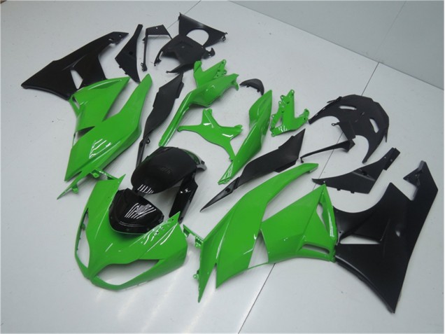 09-12 Green Black Kawasaki ZX6R Motorcycle Bodywork