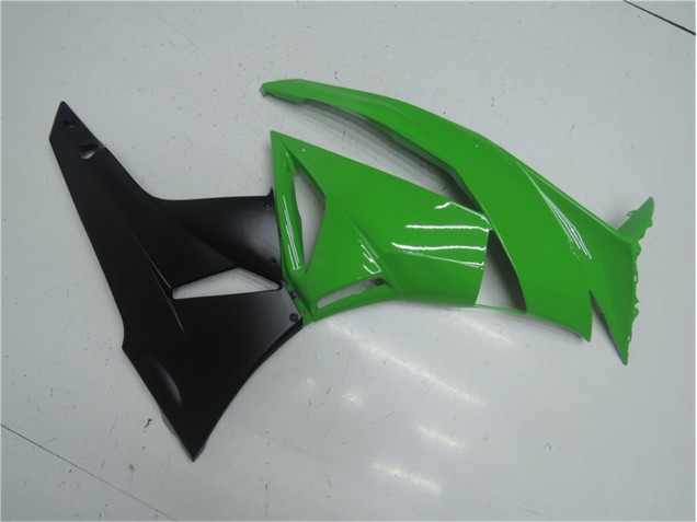 09-12 Green Black Kawasaki ZX6R Motorcycle Bodywork