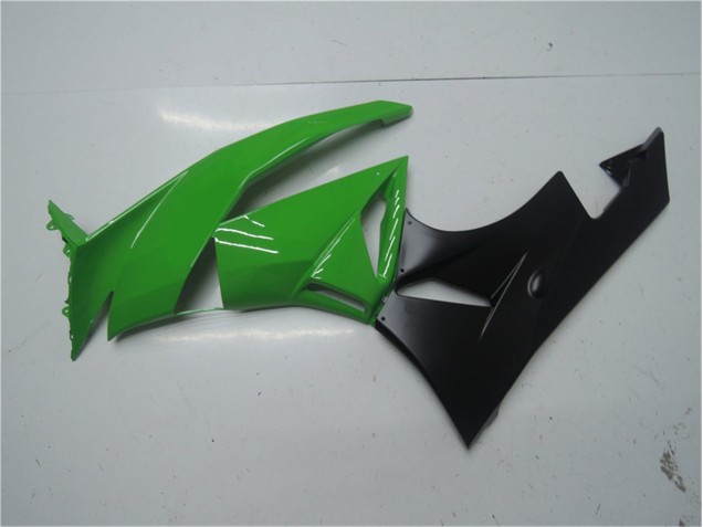 09-12 Green Black Kawasaki ZX6R Motorcycle Bodywork