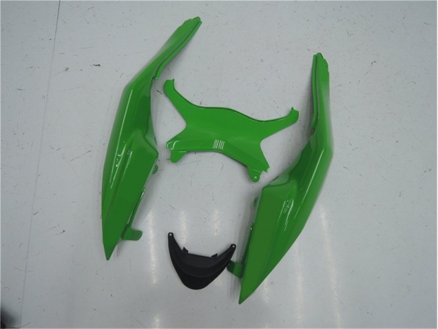 09-12 Green Black Kawasaki ZX6R Motorcycle Bodywork