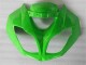 09-12 Green Black Kawasaki ZX6R Motorcycle Fairings