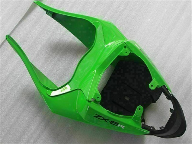 09-12 Green Black Kawasaki ZX6R Motorcycle Fairings