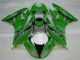 09-12 Green Black LeoVince Kawasaki ZX6R Motorcycle Fairings