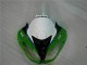 09-12 Green Black LeoVince Kawasaki ZX6R Motorcycle Fairings