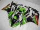 09-12 Green Black Red Kawasaki ZX6R Motorcycle Fairings