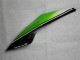 09-12 Green Black White 25 Kawasaki ZX6R Motorcycle Fairings