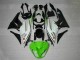 09-12 Green Black White 25 Kawasaki ZX6R Motorcycle Fairings