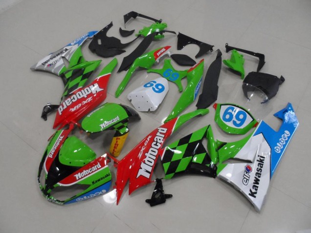 09-12 Motocard Kawasaki ZX6R Motorcycle Fairings