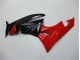 09-12 Red Black Kawasaki ZX6R Motorcycle Fairings