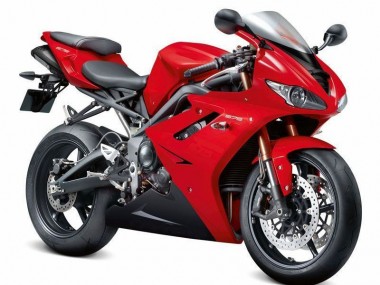 09-12 Red Black Triumph Daytona 675 Triple Motorcycle Fairings