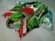 09-12 Red Green Motocard Kawasaki ZX6R Motorcycle Fairings