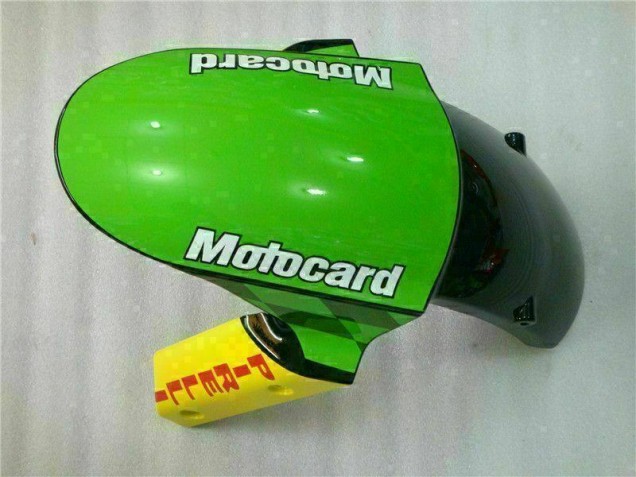 09-12 Red Green Motocard Kawasaki ZX6R Motorcycle Fairings