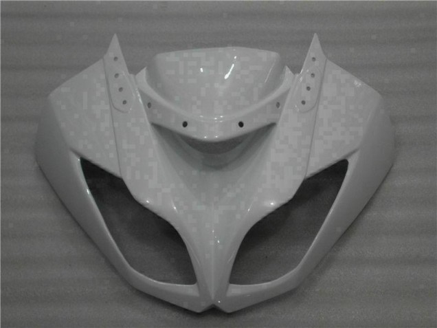 09-12 White Black Ninja Kawasaki ZX6R Motorcycle Fairings