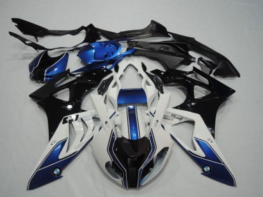 09-14 Black White Blue BMW S1000RR Motorcycle Fairings