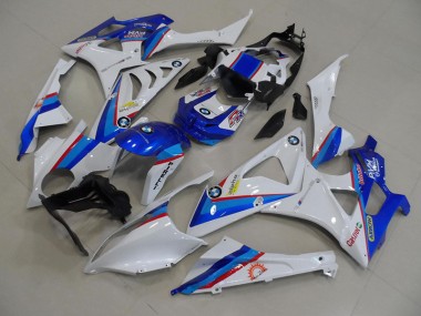 09-14 Blue White BMW S1000RR Motorcycle Bodywork