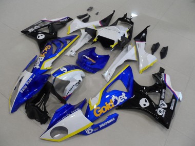 09-14 Blue White GoldBet BMW S1000RR Motorcycle Fairing