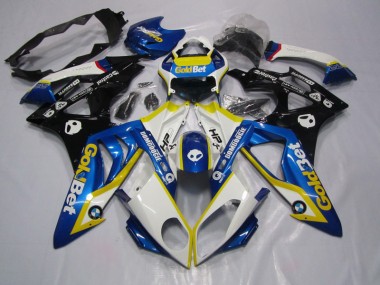 09-14 Blue White GoldBet BMW S1000RR Motorcycle Fairings