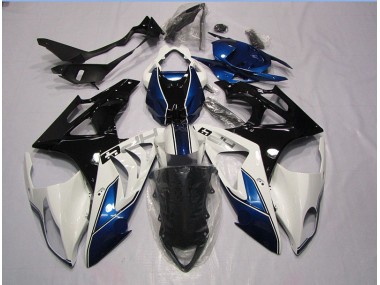 09-14 White Blue BMW S1000RR Motorcycle Bodywork