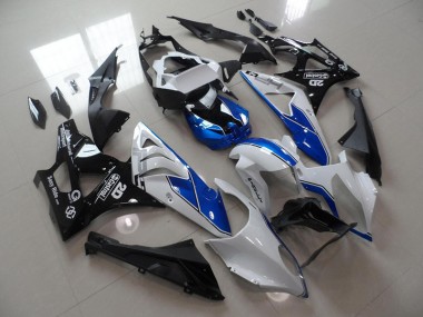 09-14 White Blue Black BMW S1000RR Motorcycle Fairings