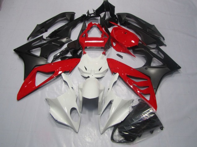 09-14 White Red Black BMW S1000RR Motorcycle Fairings