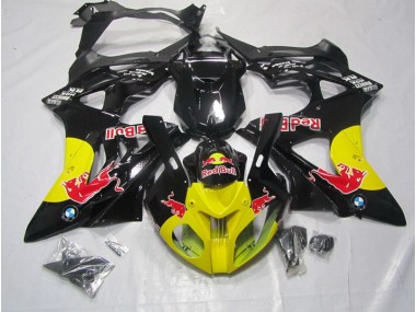 09-14 Yellow Black RedBull BMW S1000RR Motorcycle Fairings