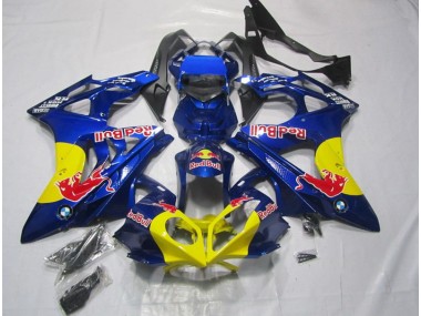 09-14 Yellow Blue RedBull BMW S1000RR Motorcycle Fairings