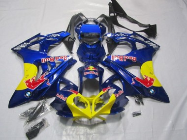 09-14 Yellow Blue RedBull BMW S1000RR Motorcycle Fairings