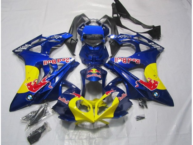 09-14 Yellow Blue RedBull BMW S1000RR Motorcycle Fairings