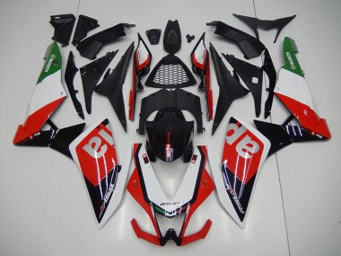 09-15 Black Red Aprilia RSV4 Full Motorcycle Fairing Kits