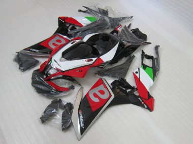 09-15 Black Red Aprilia RSV4 Motorcycle Bodywork