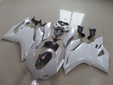 11-14 Pearl White Ducati 1199 Motorcycle Fairings