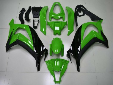 11-15 Green Black Kawasaki ZX10R Motorcycle Bodywork