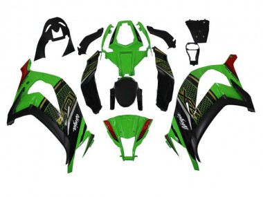 11-15 Green Black Kawasaki ZX10R Motorcycle Fairing