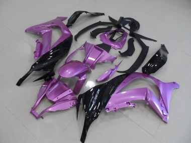 11-15 Pink and Black Kawasaki ZX10R Motorcycle Fairings