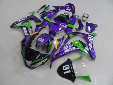 11-15 Purple Eva Kawasaki ZX10R Motorcycle Fairings