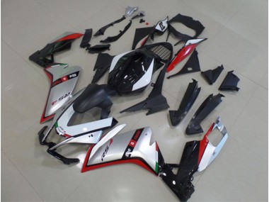 11-18 Black Silver Red Aprilia RS4 50 125 Motorcycle Bodywork