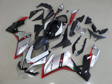 11-18 Black Silver Red Aprilia RS4 50 125 Motorcycle Fairings