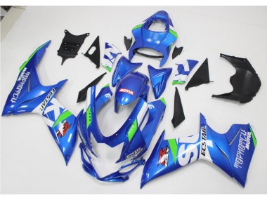 11-21 Blue White Green Suzuki GSXR 600/750 Motorcycle Fairings